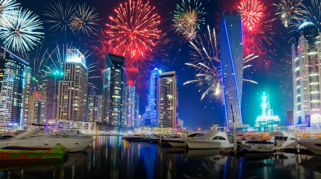 New Year Fireworks in Dubai
