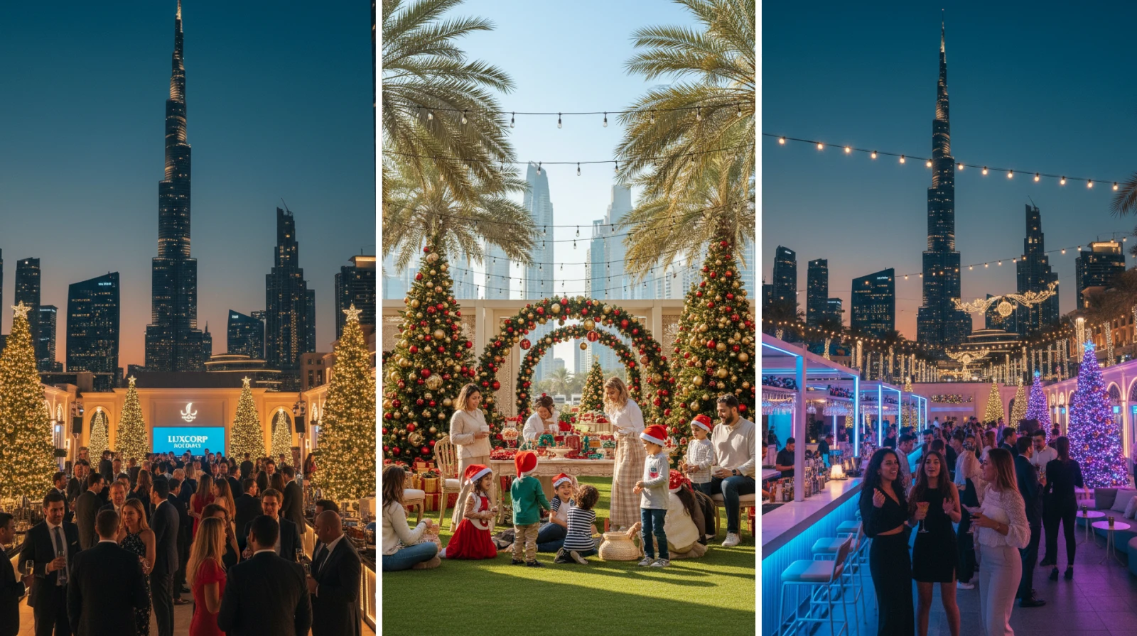 Types of Christmas Party Dubai Celebrations 