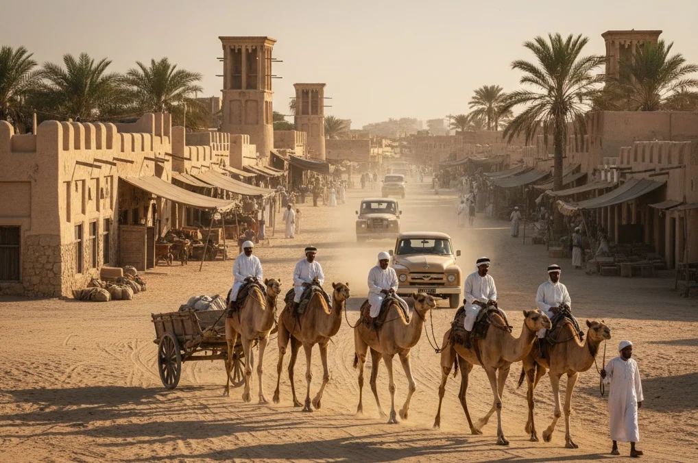 Transportation in the Past and Early TUAE ravel History